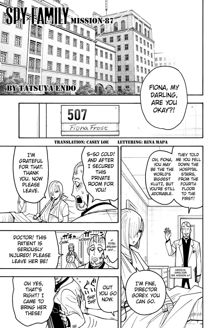 spy x family, ch. 87