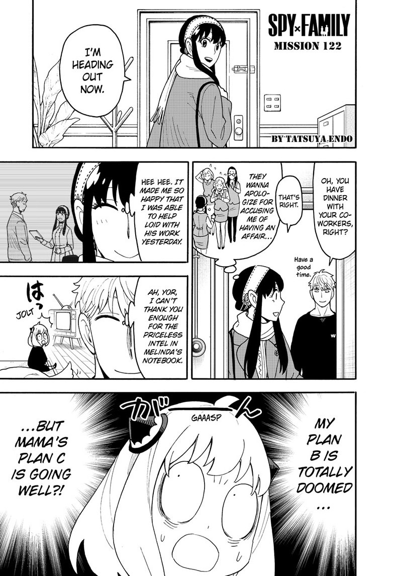 spy x family, ch. 122