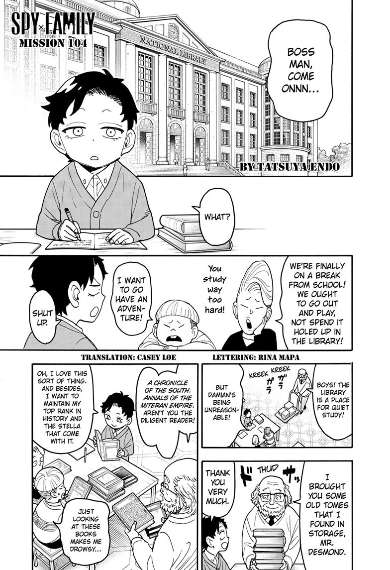 spy x family, ch. 104