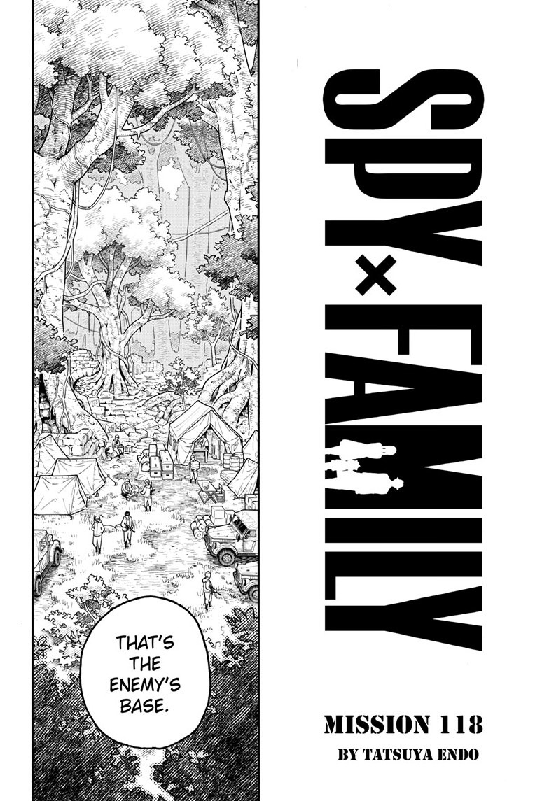spy x family, ch. 118