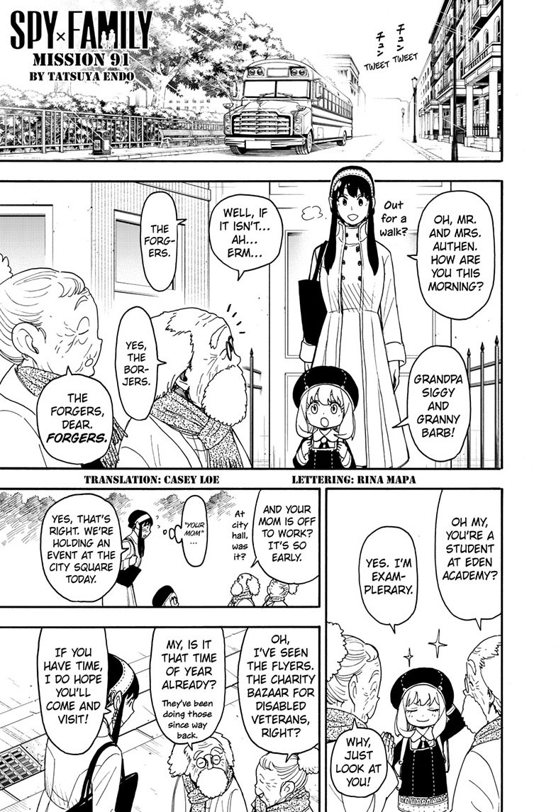 spy x family, ch. 91