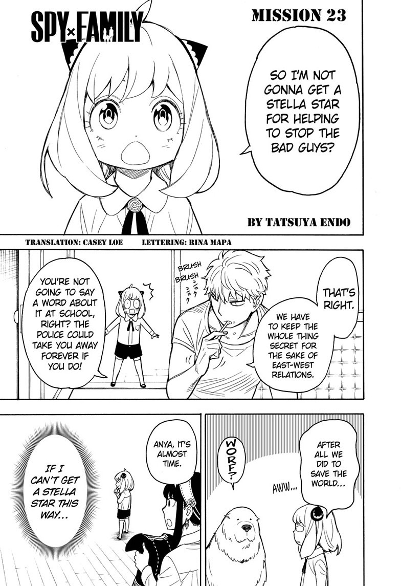 spy x family, ch. 23