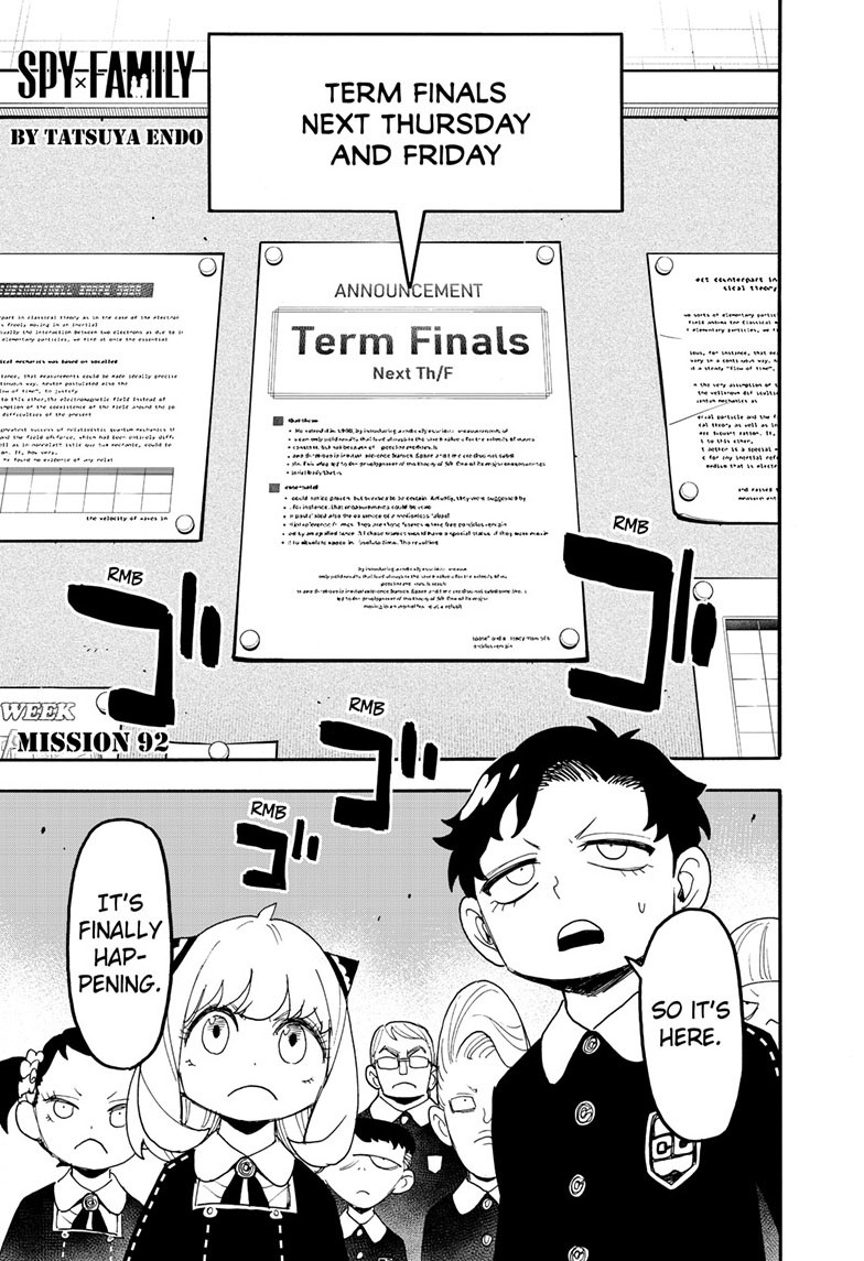 spy x family, ch. 92