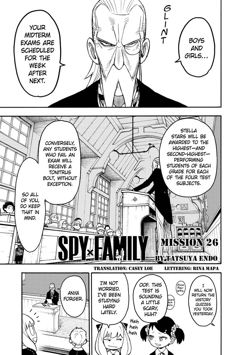spy x family, ch. 26