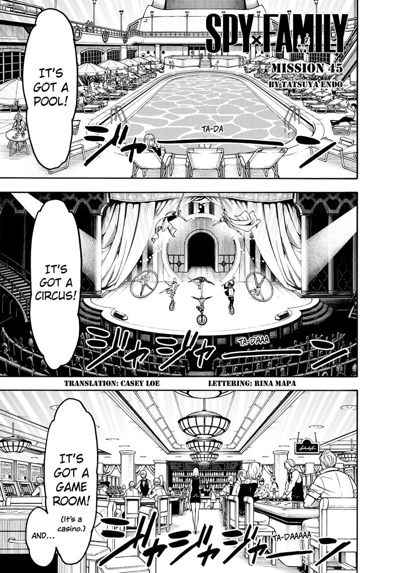 spy x family, ch. 45