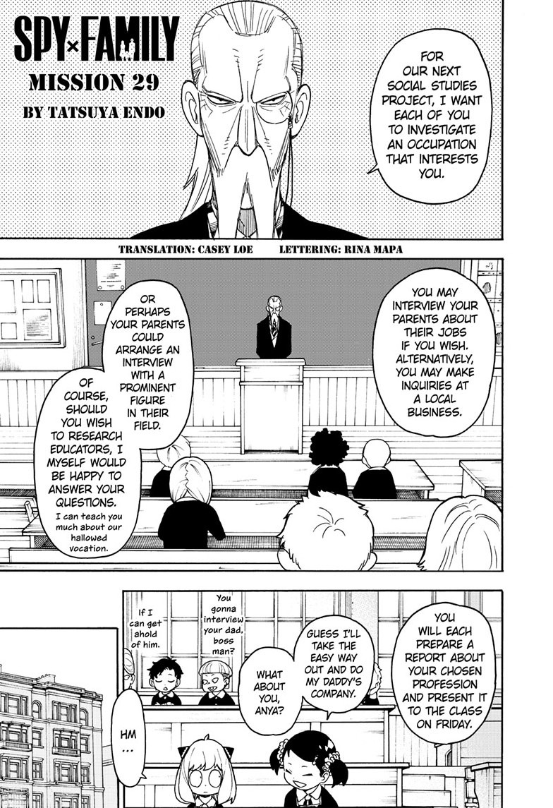 spy x family, ch. 29