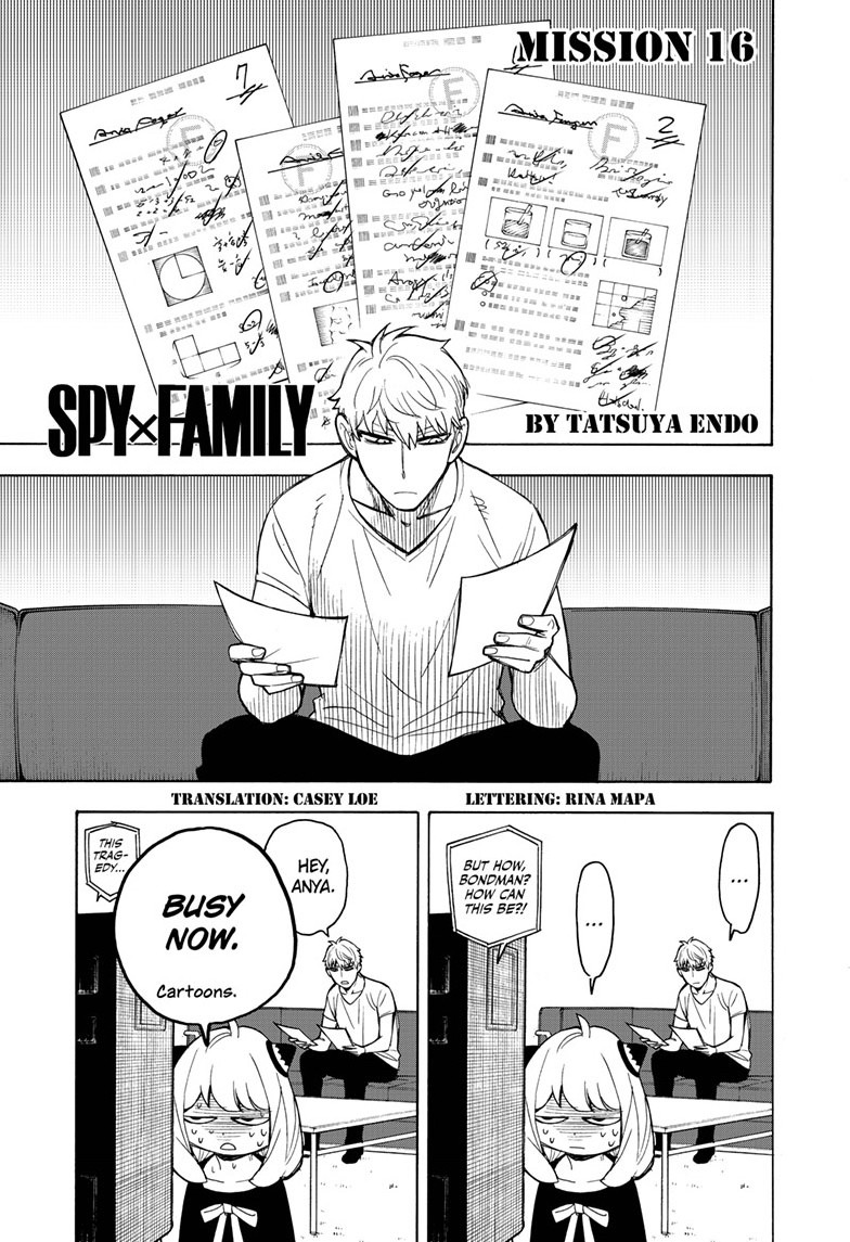 spy x family, ch. 16