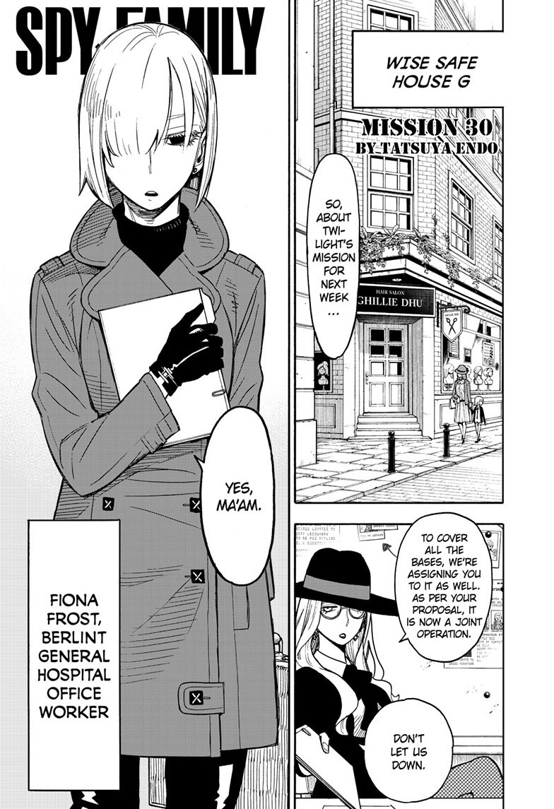 spy x family, ch. 30