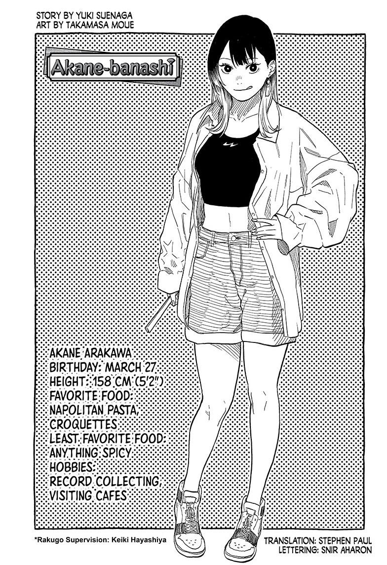 akane-banashi, ch. 148