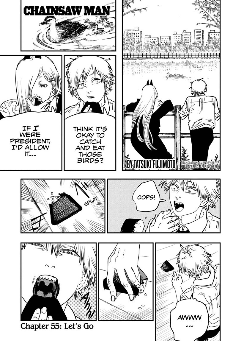chainsaw man, ch. 55