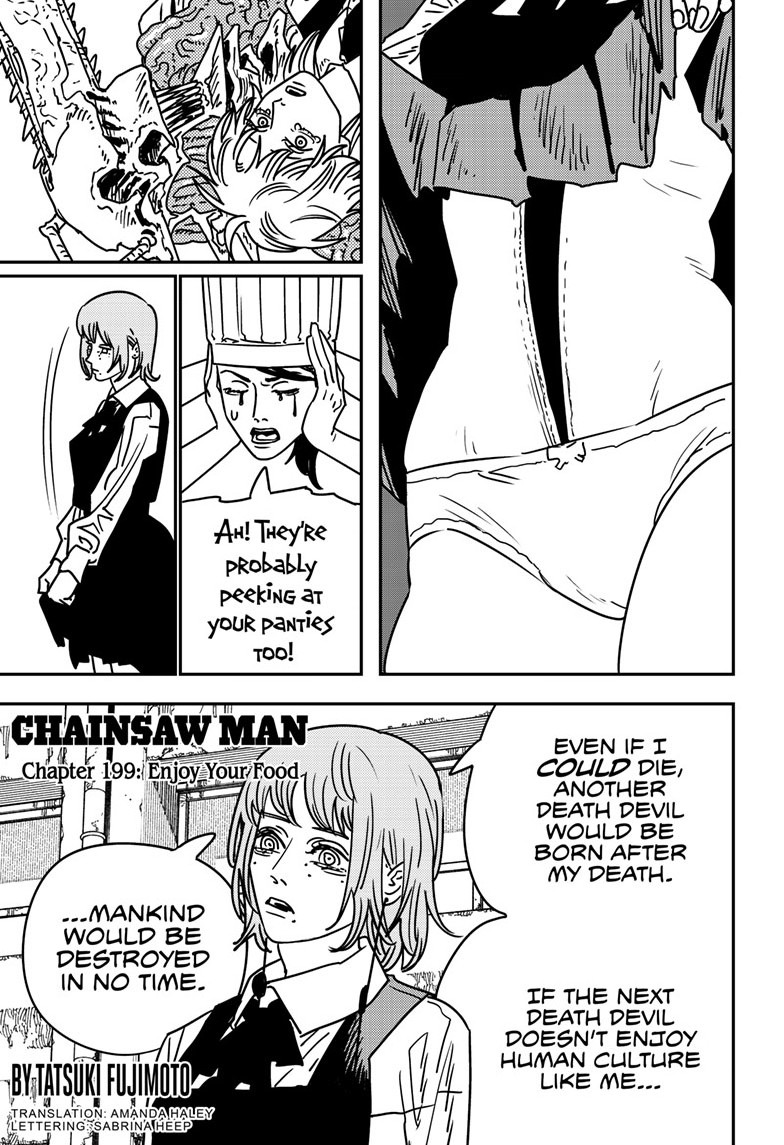 chainsaw man, ch. 199