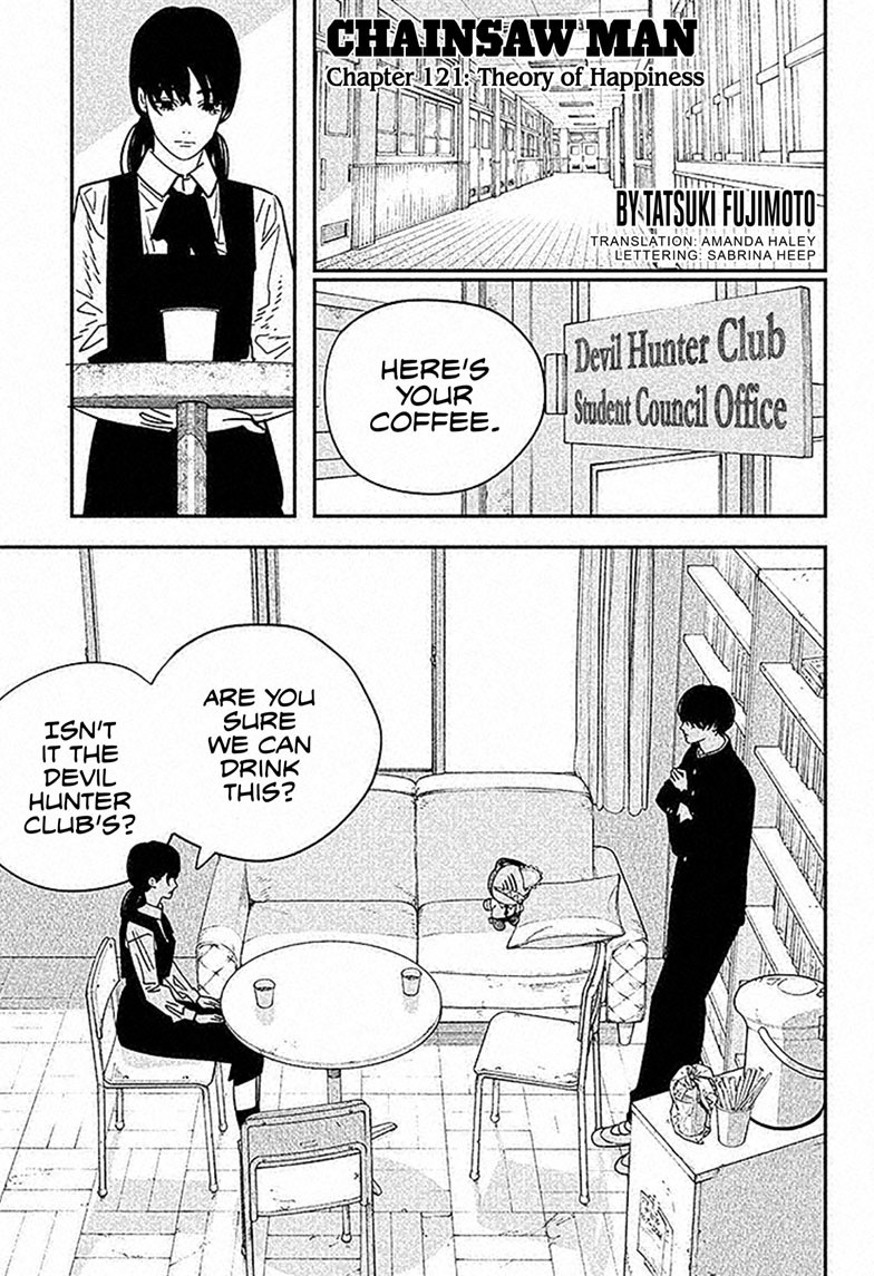 chainsaw man, ch. 121