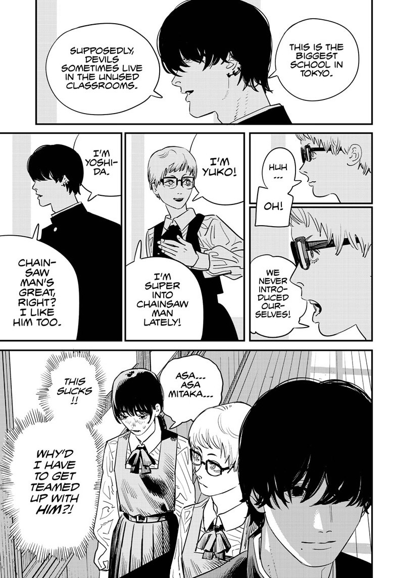 chainsaw man, ch. 100