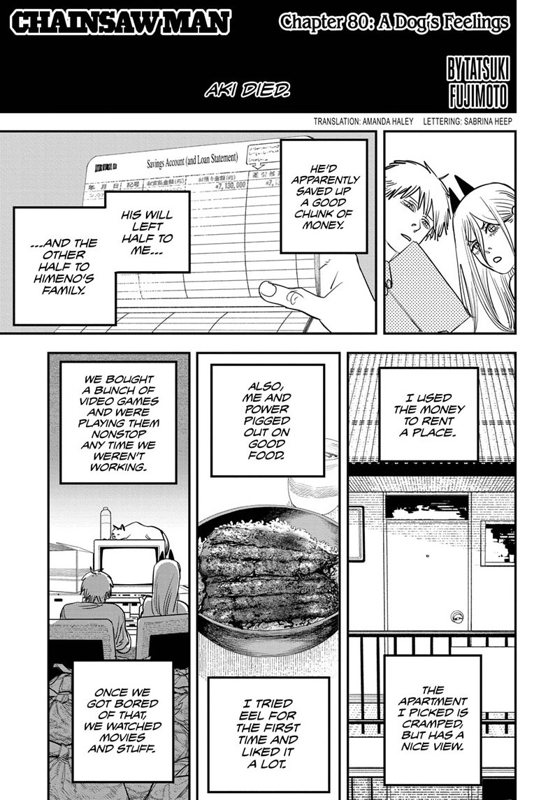 chainsaw man, ch. 80