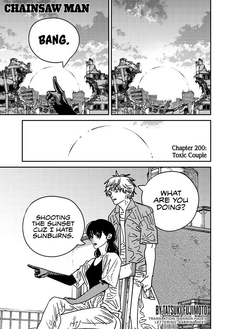 chainsaw man, ch. 200