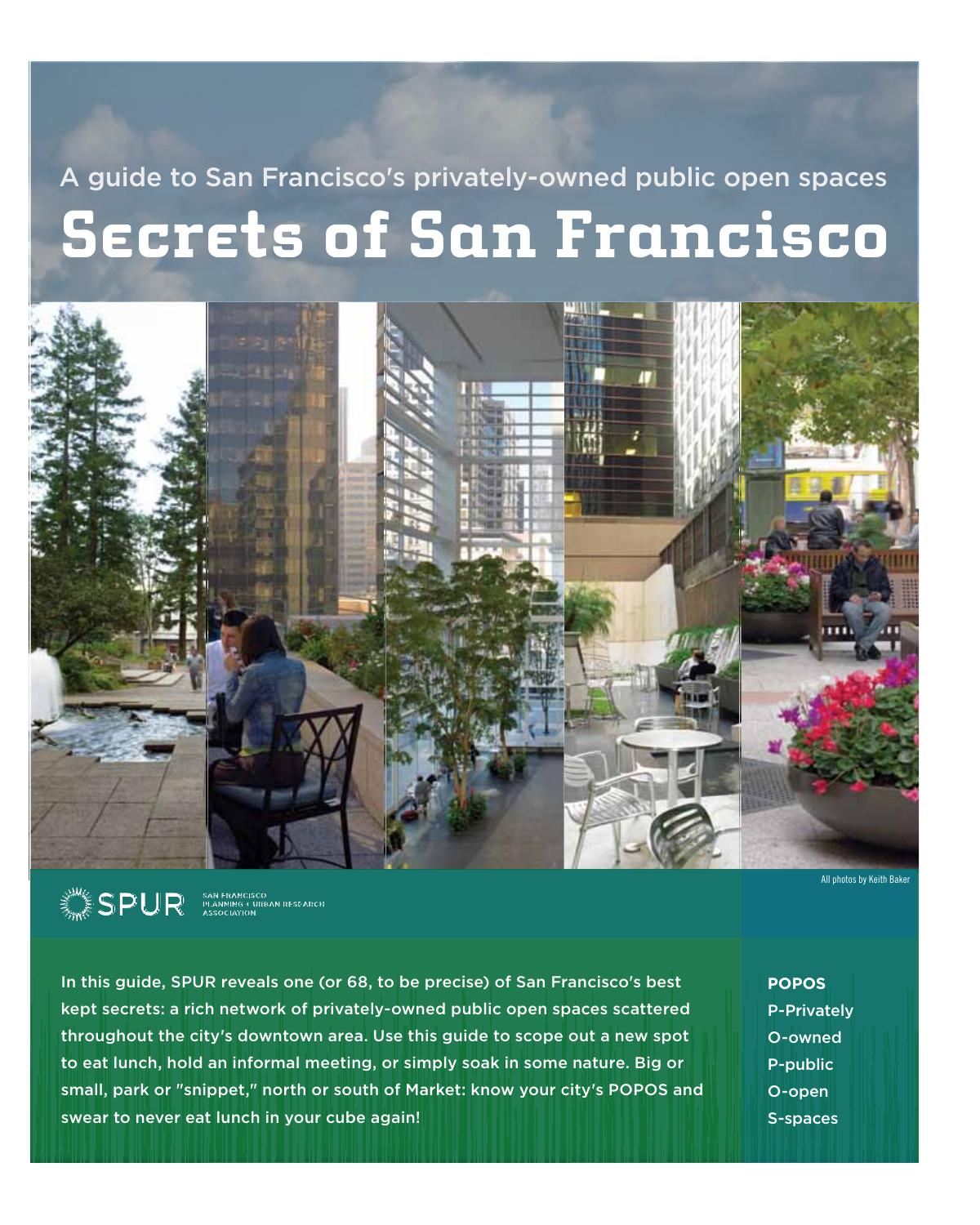 secrets of san francisco: a guide to san francisco's privately-owned public open spaces