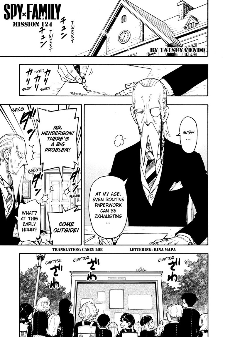 spy x family, ch. 124