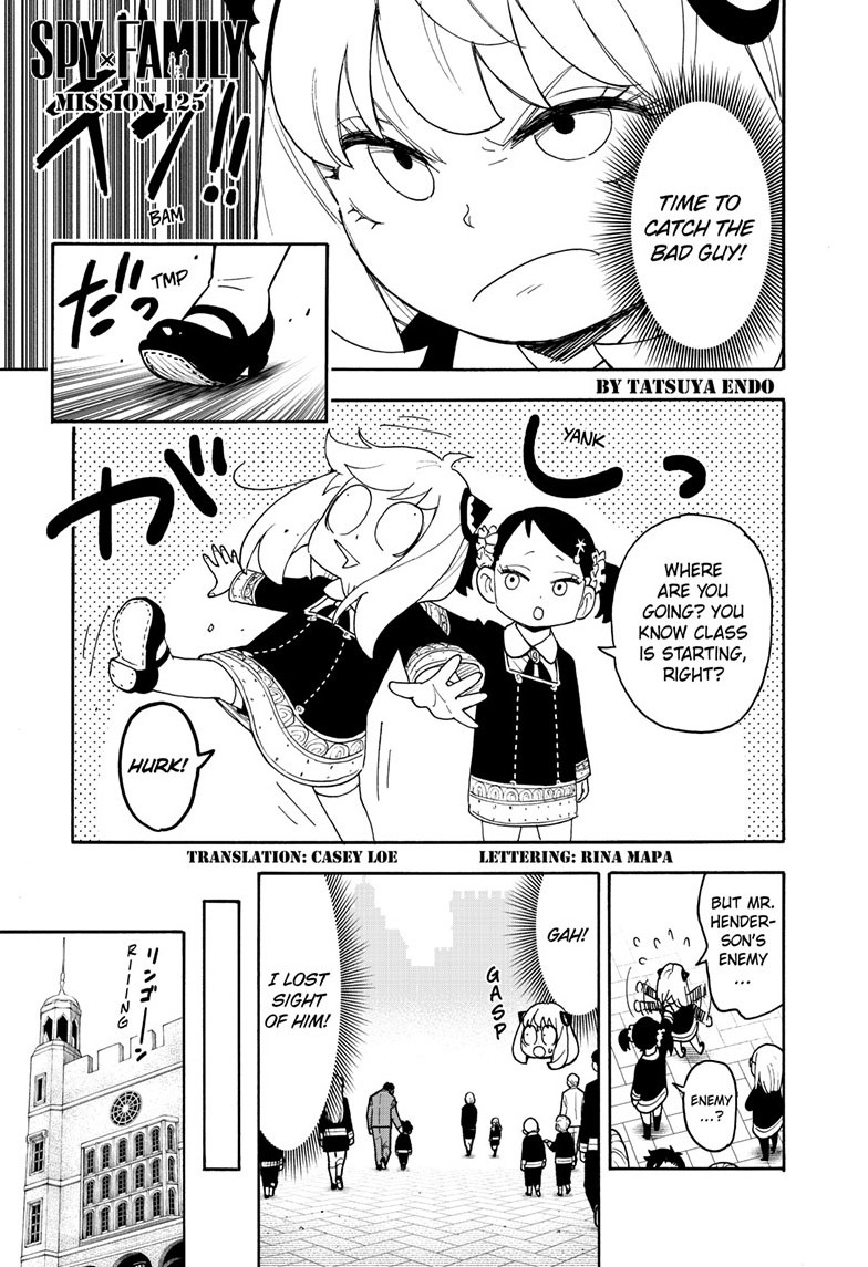 spy x family, ch. 125